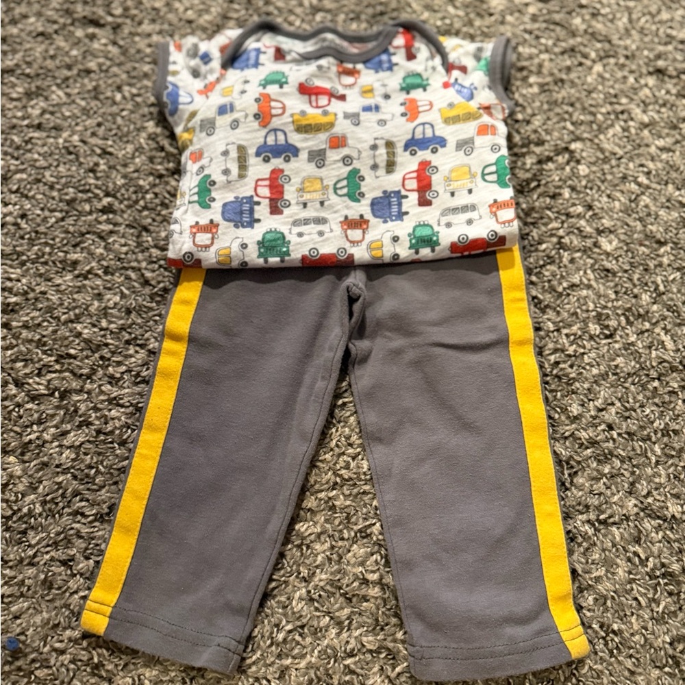 Baby Gear Gray and Yellow Kids Matching Set